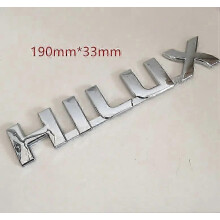(19 cm) 1 st 3D ABS Vitz VVTI D4D Hilux Hiace bilbokstäver Emblem Bakre bagageutrymmesdekaler emblem