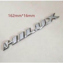 (16,2 cm) 1 st 3D ABS vitz VVTI D4D HILUX HIACE bilbokstäver emblem bakre bagageutrymmets dekaler emblem