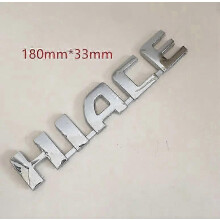 (HIACE) 1 st 3D ABS vitz VVTI D4D HILUX HIACE bilbokstäver emblem bakre bagageutrymme dekaler emblem