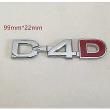(D4D) 1 st 3D ABS vitz VVTI D4D HILUX HIACE bilbokstäver emblem bakre bagageutrymme dekaler emblem