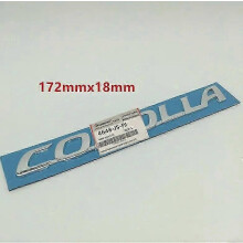 (silver C-orolla) 1 st 3D ABS vitz VVTI D4D HILUX HIACE bilbokstäver emblem bakre bagageutrymmets dekaler