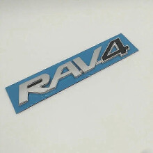 (silversvart RAV4) 1 st 3D ABS vitz VVTI D4D HILUX HIACE bilbokstavsemblem bakre bagageutrymmesdekaler