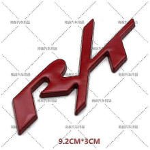 (T-06) Metall R/t Rt-logotyp emblem bricka bilgrill klistermärken för Dodge Journey Charger Challenger