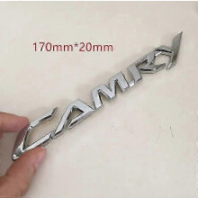 (silver CAMRY) 1 st 3D ABS vitz VVTI D4D HILUX HIACE bilbokstäver emblem bakre bagageutrymme dekaler