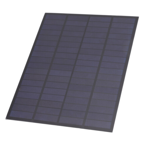 18V 5W Poly Mini-Solarmodul 17x22cm, Farbe: AS