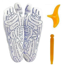 (Men)Reflexology Socks,Reflexology Socks with Massage Tool,Foot Reflexology Socks Pressure Point Socks for Foot Massage