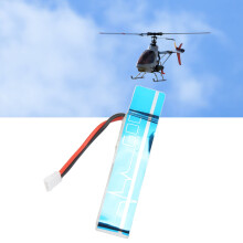 3,7V 520mAh RC-Hubschrauber-Batterie für XK K110, Blau, 58,5x16,7x6,5mm