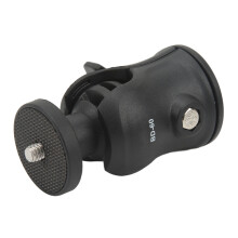 Cabezal de trípode giratorio ABS 40 mm base 69 mm alto 2 kg