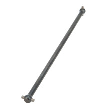 Eje de transmisión de rueda RC de acero, 157 mm, de pin a pin, negro