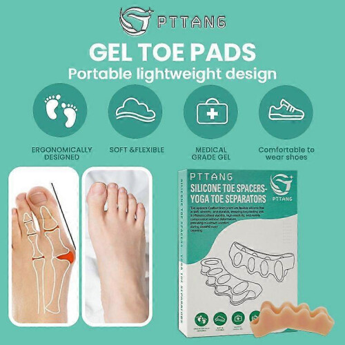 Rubber Toe Spacer Rubber Toe Pad Toe Correction Protective Cover 2