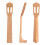 Wave Head Ukulele Head Neck Acacia for 26 Inch Ukulele 3