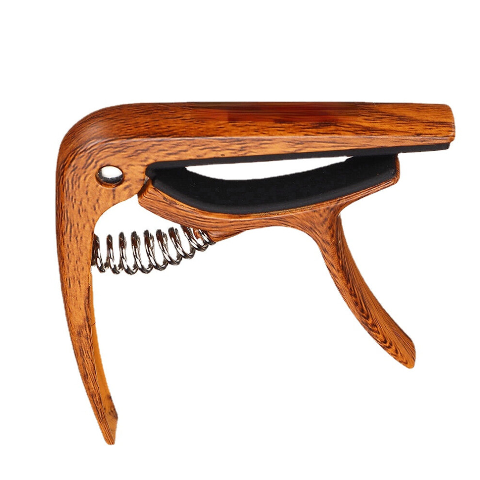 Greenzech (Brown) Classical Guitar Capo Tone-Variation Guitar String Instrument Clamp
