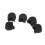 5pcs Practical Rubber clarinet Finger Cushions Black 1