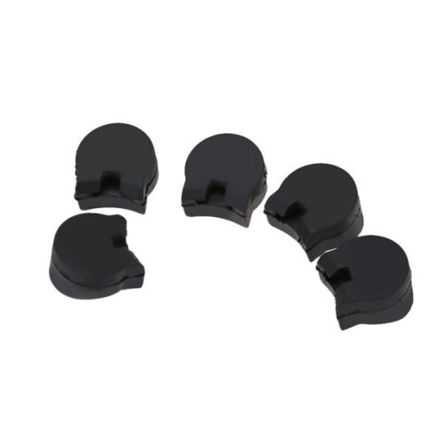 5pcs Practical Rubber clarinet Finger Cushions Black 1