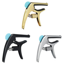 (Gold) Guitar Capo Guitar Pickup Electric Guitar Capo For Acoustic Guitar Bass Ukulele Clamp Capo Gold Black Parts Accessories