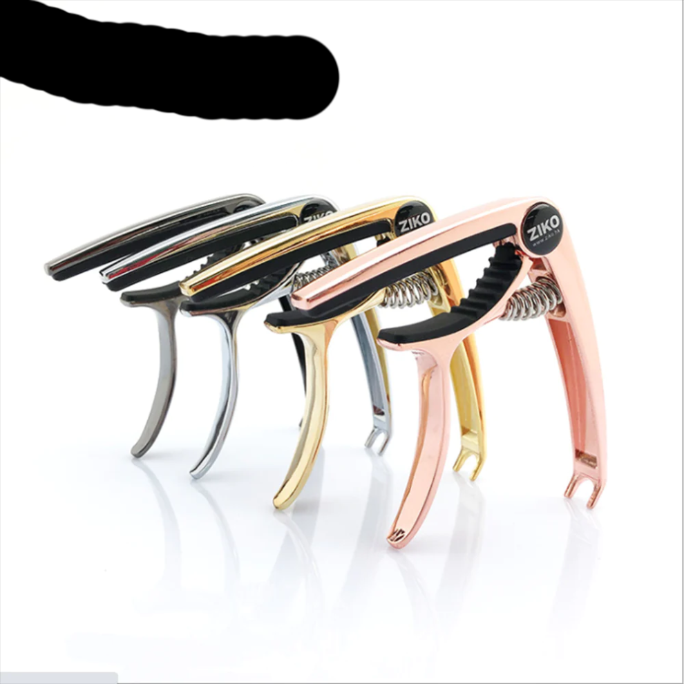 Greenzech Guitar Capo for Electric Guitars and Folk Guitars Including Capo, Guitar Accessories, 2 in 1 String Winder