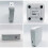 Smart Gateway Wireless Hub Group Control APP Push Voice Control Security Privacy Protection Smart Homekit Work Support Alexa Google Assistant 6