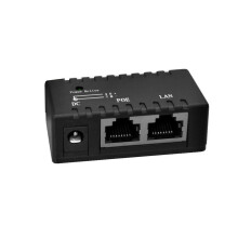 (Black) 100M Ethernet Network Switch Separator Network Hub Splitter POE Power Supply Box