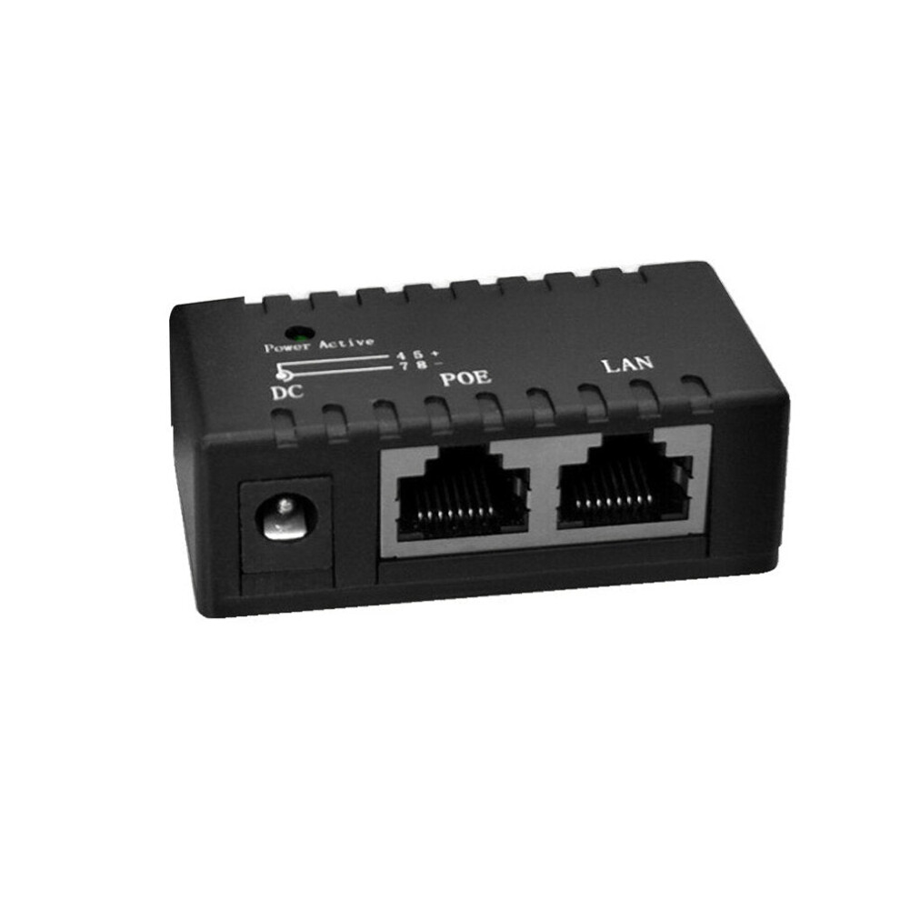 Photos - Switch GreenZech 100M Ethernet Network Separator Network Hub Splitter POE Power Supply Box (Black)