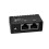 (Black) 100M Ethernet Network Switch Separator Network Hub Splitter POE Power Supply Box 5