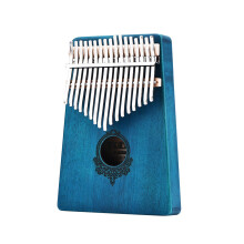 (with pickup) 17 Keys African Mahogany Wood Finger Mbira Kalimba Keyboard Thumb Piano Finger Percussion Instrument
