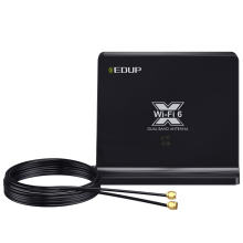 Network Card Dual Band WIFI6 Antenna 1.5m Extension Base SMA Interface PCIE CARD External Antenna Base