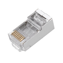 (50Pcs) 10 / 50 / 100PCS RJ45 Cable Head Plug Gold-plated Cat 6 Crimp Network LAN Cable Plugs Network Connector