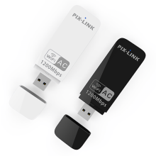 (Black) Dual Band USB3.0 WiFi Adapter Wireless Adapter Network Card 2.4GHz 5GHz AP Antenna