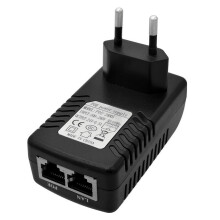 (EU Plug, 24V 0.5A) 100M Power Supply LAN Network Ethernet Adapter 24V 0.5A 1A EU Plug for Network Bridge Wireless AP POE Camera