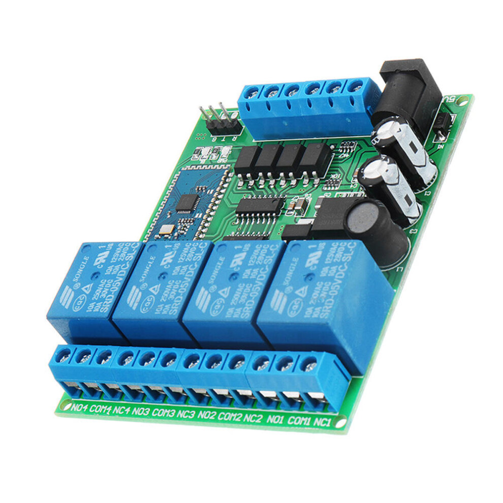 Dc 5V 9V 12 24V 4 Channel Bluetooth Relay Android Mobile Wireless Remote Control Switch 8727971221402