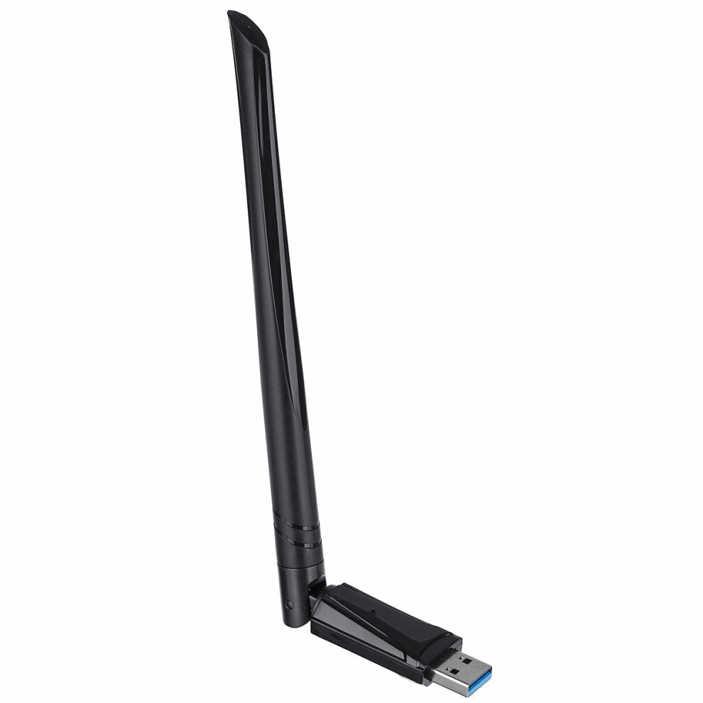 2.4G/5.8G 1300Mbps W/Antenna Wireless Network Card Driver-Free Dual-Band Wireless Wifi Adapter Network Card 5.8G Wifi Receiver Through The Wall 6112212966679