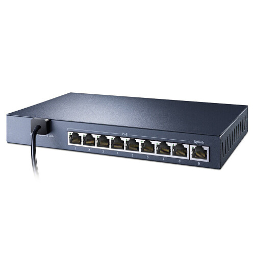9 Port 100M POE Switch Ethernet Network Splitter Hub 83W Switch for Camera Wireless AP 2