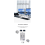 USB2.0 Auto Sharing Switch Manual Printer Sharer 2 in 1 Out Converter Print Sharing Device U201 8