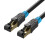 (Blue, 2M) Ethernet Cable CAT6 Lan Cable RJ45 Patch Cord Cable Shielded Twisted Network Ethernet for Computer Router Cable Ethernet Networking Cable 10