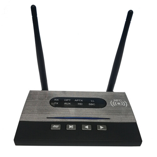 80M Long Range Bluetooth 5.0 Audio Transmitter Receiver Transmitter 3.5MM Wireless Adapter for Car PC TV Headphone 2