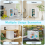 ELECWISH (20L White) Tabletop Mini Fridge Electric Cooler Warmer AC/DC 12