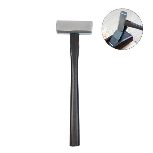 Violin Tool Square Head Steel Hammer Ebony Handle 1