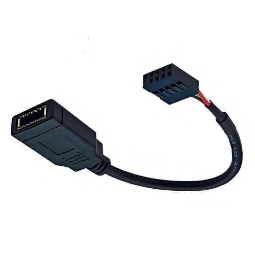 USB 9PIN to Type-C Front Panel Cable USB 9PIN to TYPE-E KEY-A Adapter Cable USB Front Panel Adapter 2