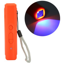 Rechargeable Portable Ultrasonic Dog Deterrent Handheld Trainer in Orange