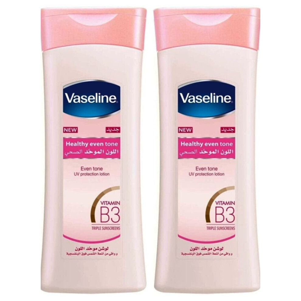 Vaseline Body Lotion Even Tone Soft and smooth |Skin nourishment and glow -  2x400ml