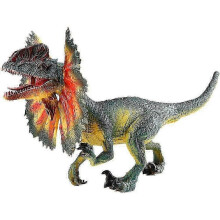 1 pezzo di dinosauro giocattolo Dilophosaurus figure bocca mobile figure di dinosauro educativo realistico