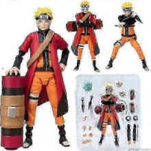 1 Set Anime Uzumaki Naruto Action Figure Face Change Figurina Giunti Mobili Giocattolo Fantastico Fz