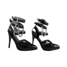 Scarpe con tacco alto in scala 1/6 per action figure femminili - Accessorio per bambola di moda