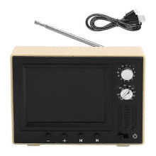 Mini TV in miniatura 1:12, modello riproducibile, video, mini televisore, soggiorno, elettrodomestici,