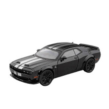 1:24 Skalamodellbil för Dodge Challenger SRT Hellcat Legeringsmodell av sportbilar, gjuten metallfordon