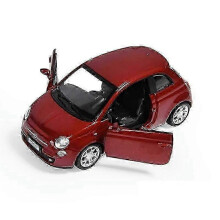 1:32 Mini-legeringsbilmodell lämplig för Fiat 500, gjuten metallleksak, högsimulerad samlarbil