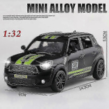 1:32 Mini Countryman Diecast Legering Metall Bilmodell Lämplig För Mini Märke Dragkrok Leksaksford
