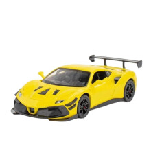 Miniatyrmodeller i skala 1:32 för Ferrari 488 sportbil, diecast legering leksaksbil modellfordon, hobbyfordon