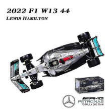 1:43 2022 F1 Lämplig för Mercedes AMW13 #44 Hamilton #63 Russell Akryllegering Lyxbilmodellleksaker