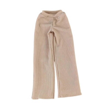 Pantaloni larghi casual in scala 1:6 - Pantaloni bianchi in miniatura per action figure da 12"